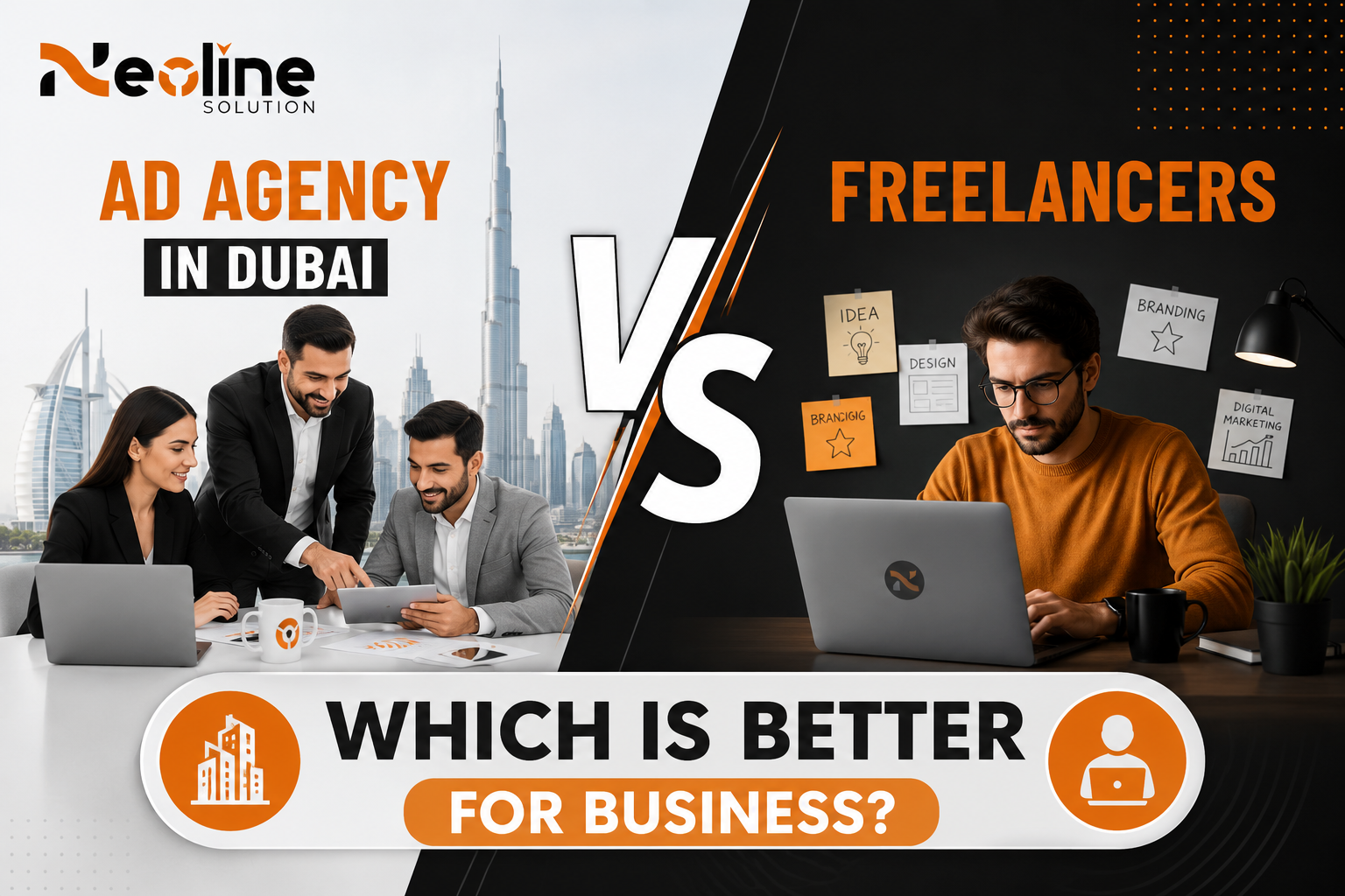 ad agency in dubai vs freelancers