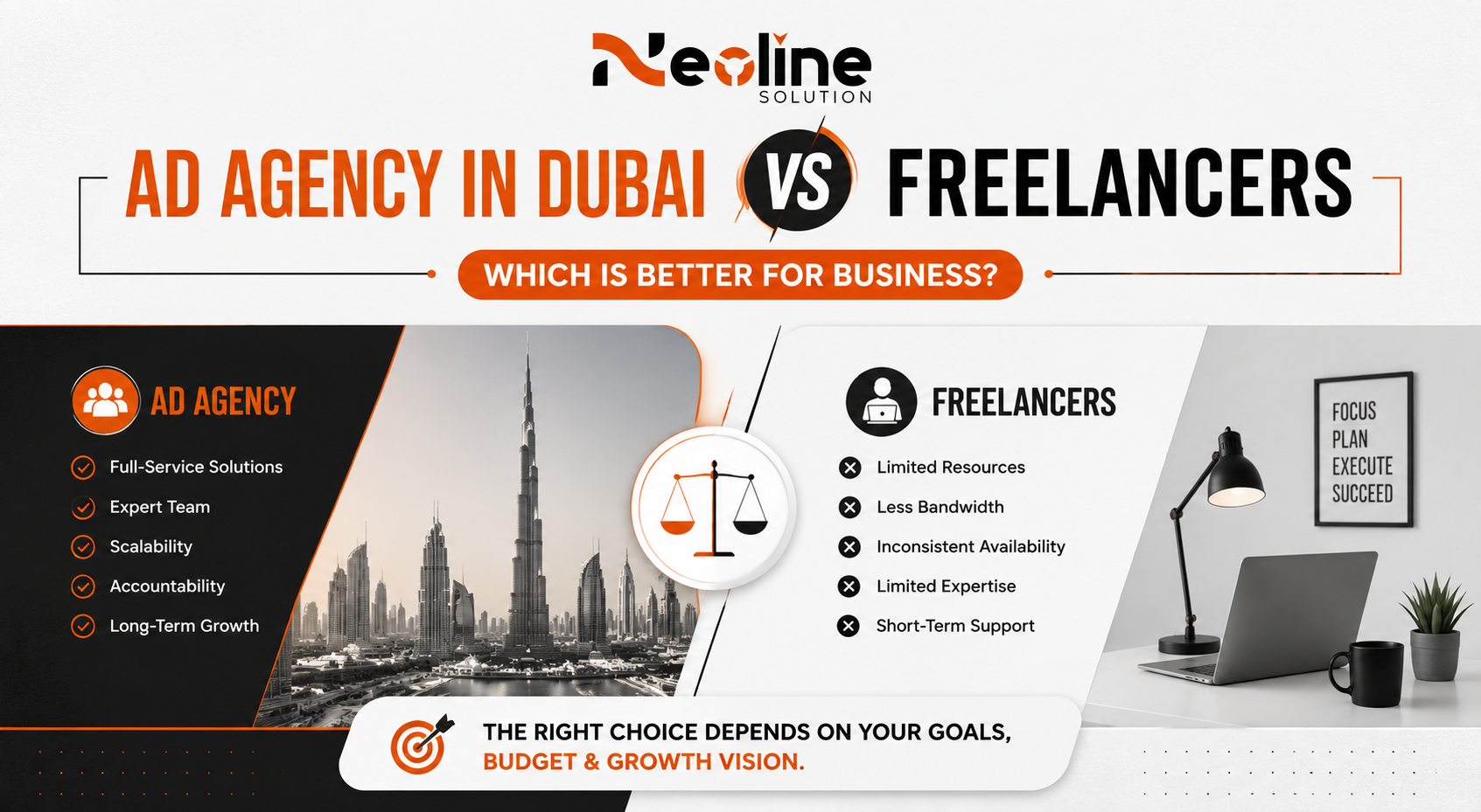 ad agency in dubai vs freelancers