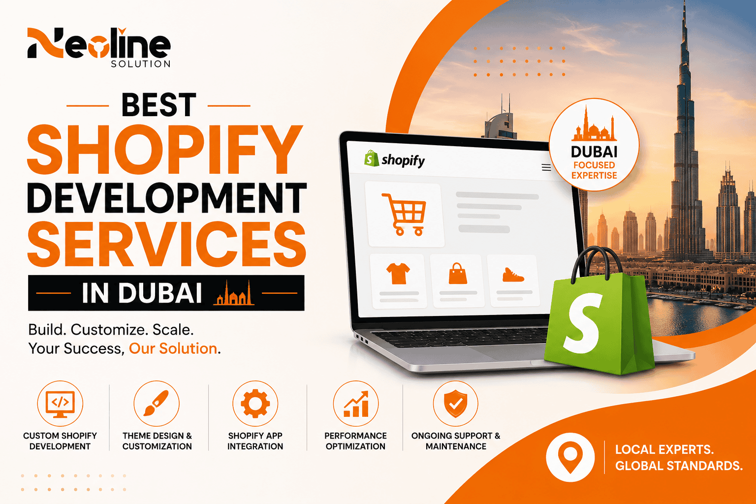 Best Shopify Development Services in Dubai | Neoline Solution